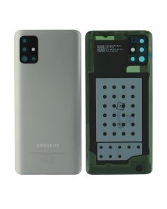 Samsung Galaxy A51 SM-A515 Battery Cover / Back Glass Silver GH82-21653F