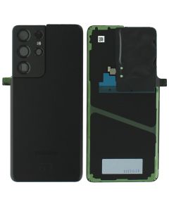 Samsung SM-G998 S21 Ultra 5G Battery Cover - Phantom Black GH82-24499A