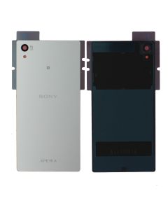 Sony Xperia Z5 E6653, Xperia Z5 Dual Sim E6683 Silver Rear / Battery Cover - 1295-1376