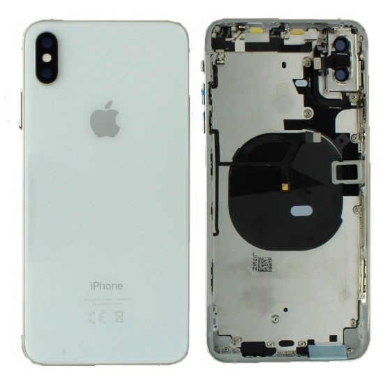 Apple iPhone XS Max Rear Housing With Components - Silver