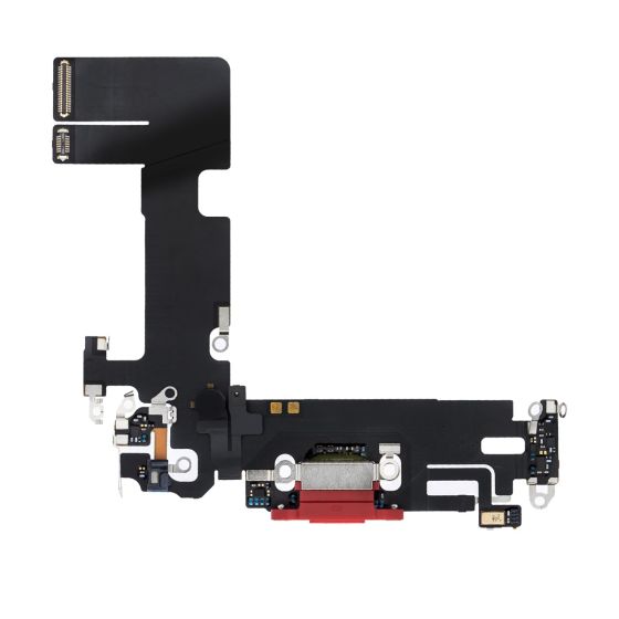 Apple iPhone 13 Replaceable Charging Port Flex With Microphone - Red