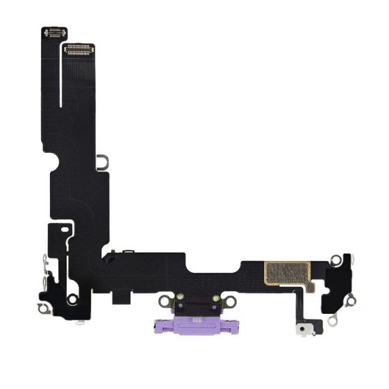 Apple iPhone 14 Plus Replacement Charging Port Flex With Microphone - Purple