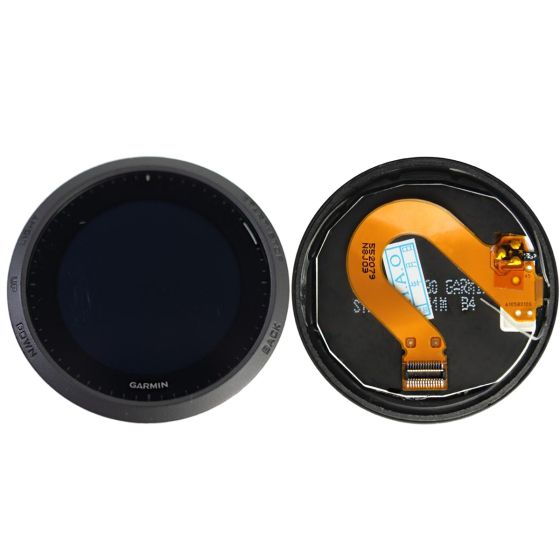 Garmin Forerunner 945 Watch LCD + Touch Screen Digitizer Replacement Black