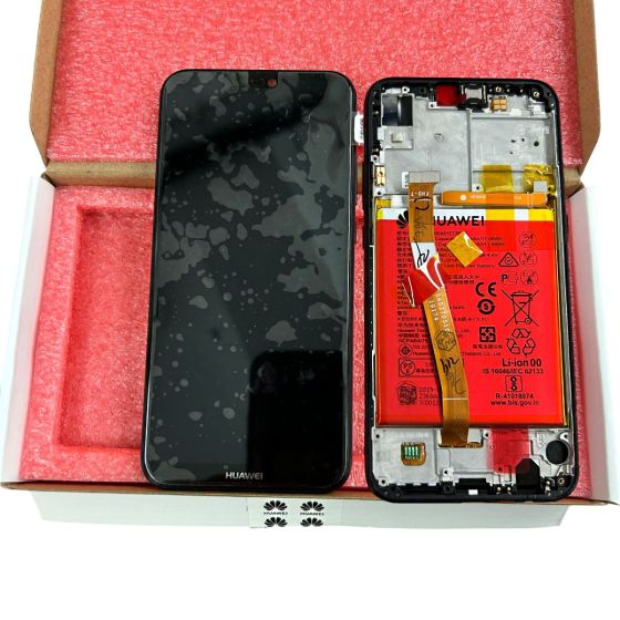 Huawei P20 Lite LCD Frame Touch Screen + Battery Service Pack 02351XTY