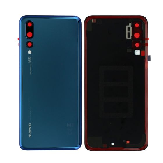 Huawei P20 Pro Battery Cover Back Glass + Adhesive - Blue 02351WRT