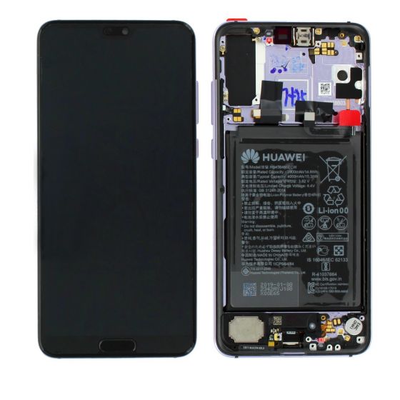 Huawei P20 Pro LCD Screen & Digitizer + Battery - Twilight 02351WTU