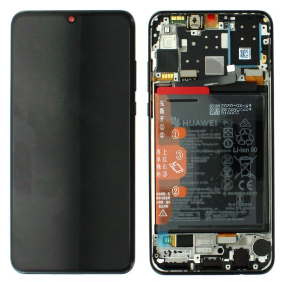 Huawei P30 Lite LCD Screen & Digitizer With Battery - Black 02352RPW