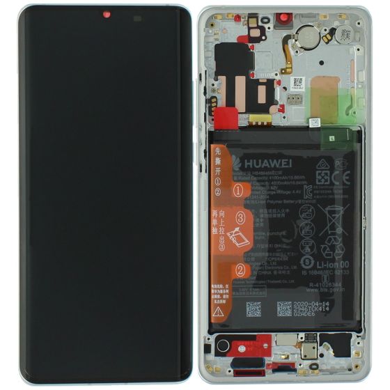 Huawei P30 Pro LCD & Touch Screen Digitizer + Battery - Frost Silver 02353SBC