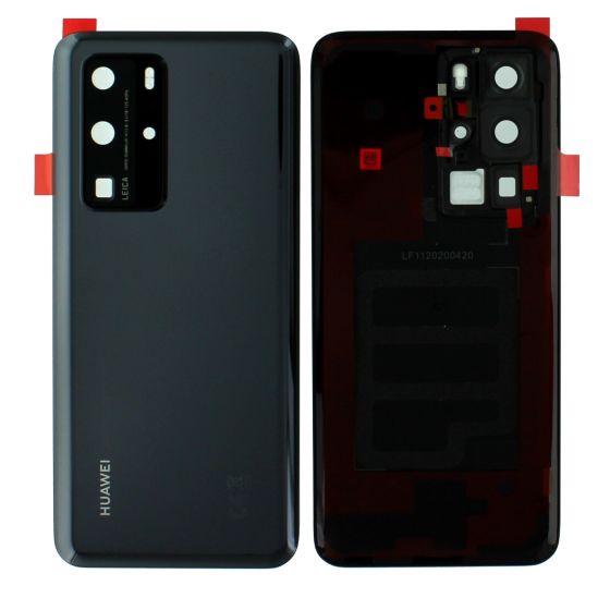 Huawei P40 Battery Cover - Black 02353MBJ