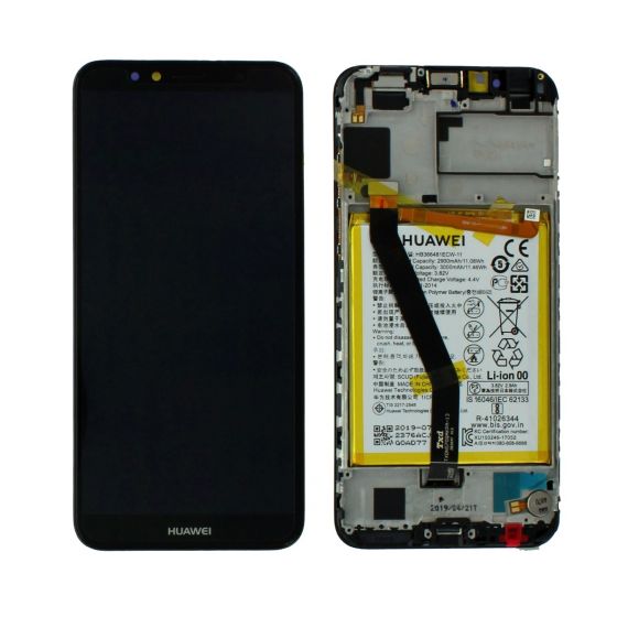 Huawei Y6 2018 LCD Screen & Digitizer With Battery - Black 02351WLJ