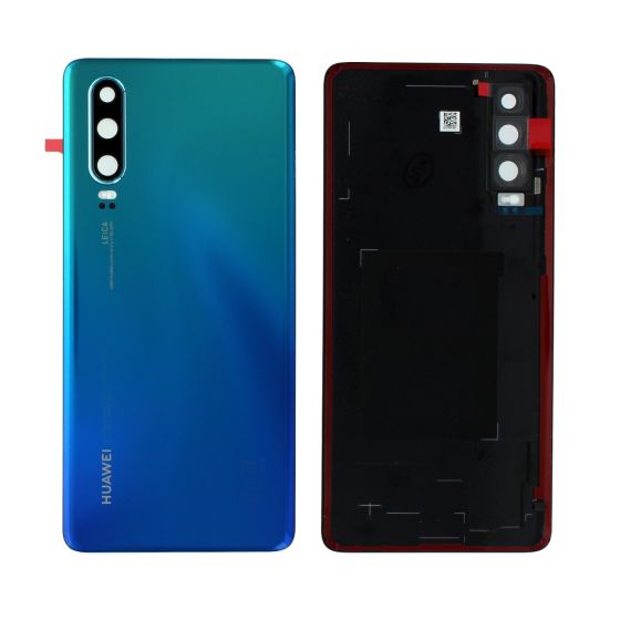 Huawei P30 Battery Cover / Back Glass + Adhesive - Aurora Blue 02352NMN