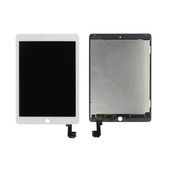Apple iPad Air 2 A1566 / A1567 LCD & Touch Screen + Adhesive Template White
