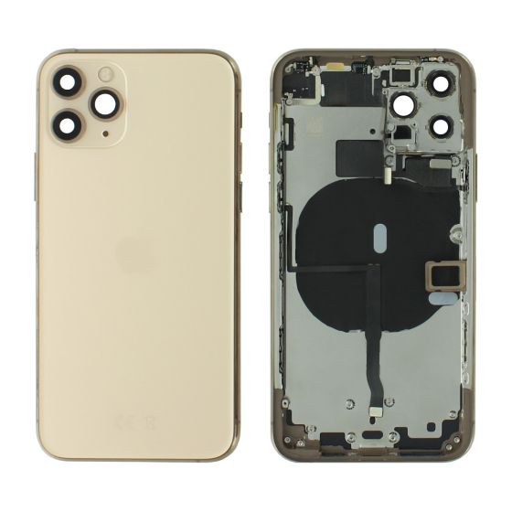 Apple iPhone 11 Pro Rear Housing Case Chassis + Replacement Parts - Gold