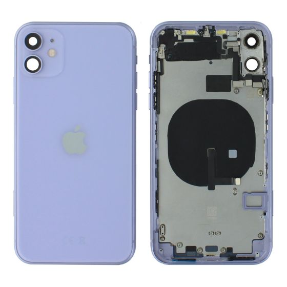 Apple iPhone 11 Rear Housing Case Chassis + Replacement Components Purple
