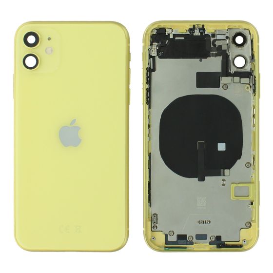 Apple iPhone 11 Rear Housing Case Chassis + Replacement Components Yellow