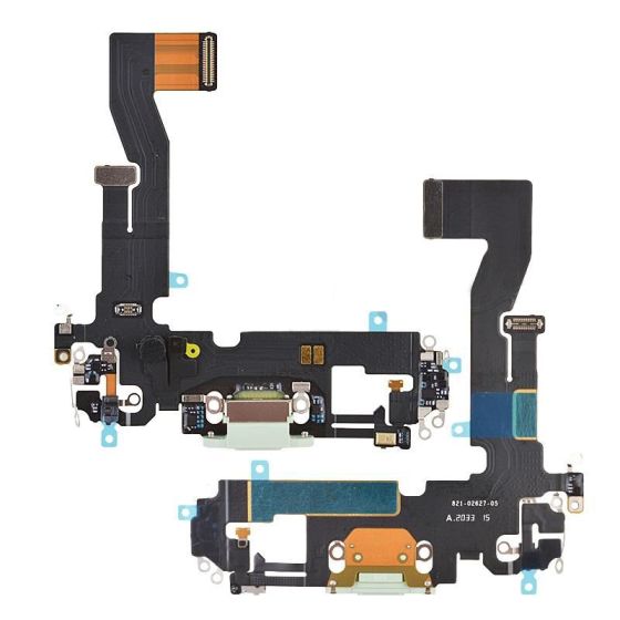 Apple iPhone 12 / iPhone 12 Pro Charging Port Flex + Microphone - Green