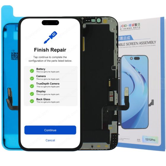 iPhone 12 / iPhone 12 Pro OLED & Touch Screen Digitizer Replacement + Adhesive