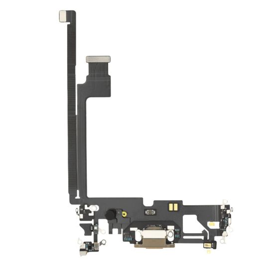 Apple iPhone 12 Pro Max Charging Port Flex With Microphone Gold