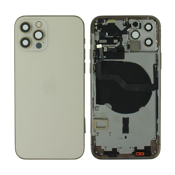 Apple iPhone 12 Pro Rear Housing Case + Replacement Components - Gold