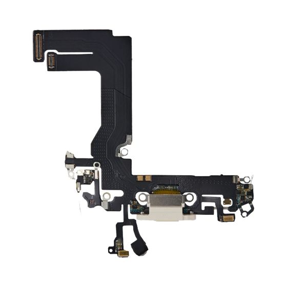 Apple iPhone 13 Mini Replacement Charging Port Flex With Microphone - White