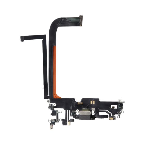 Apple iPhone 13 Pro Max Replacement Charging Port Flex With Microphone - Black