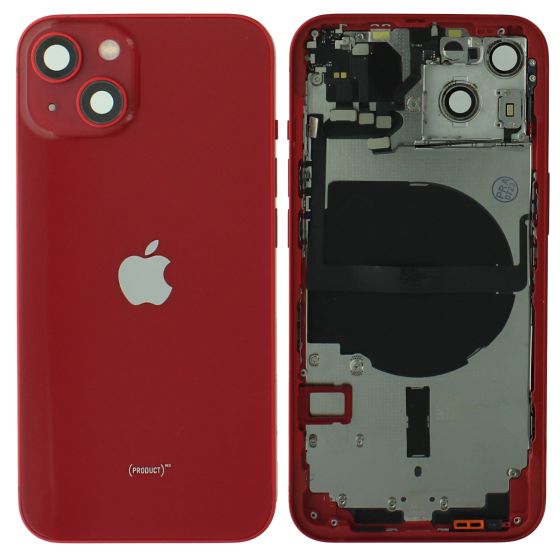 Apple iPhone 13 Rear Housing With Replacement Components - Red