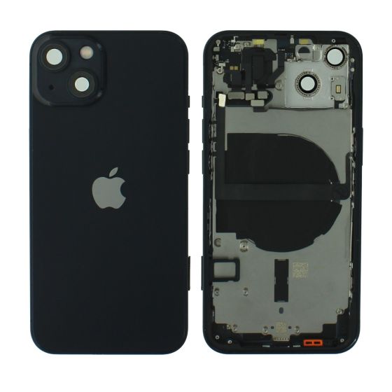 Apple iPhone 13 Rear Housing + Replacement Components - Midnight Black