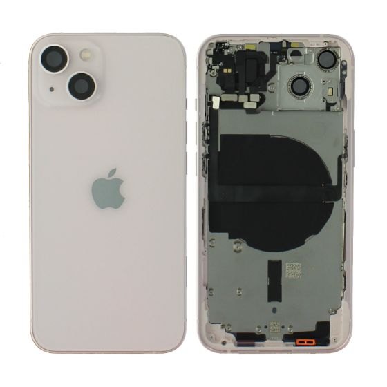 Apple iPhone 13 Rear Housing With Replacement Components - Pink