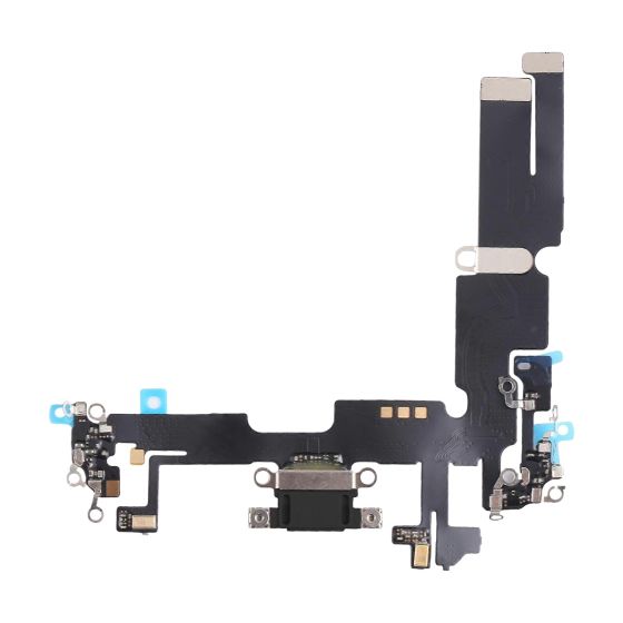 Apple iPhone 14 Replacement Charging Port Flex With Microphone - Black