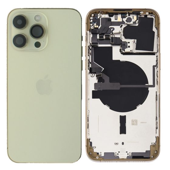 Apple iPhone 14 Pro Max Rear Housing With Replacement Components - Gold