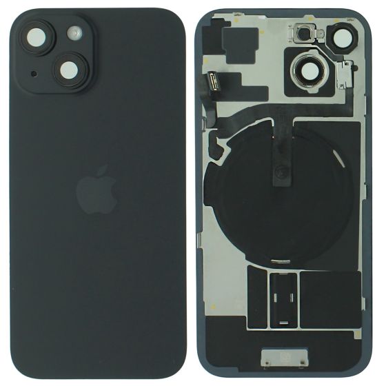 iPhone 15 Rear Back Glass + MagSafe NFC Wireless Charging Flex & Adhesive Black