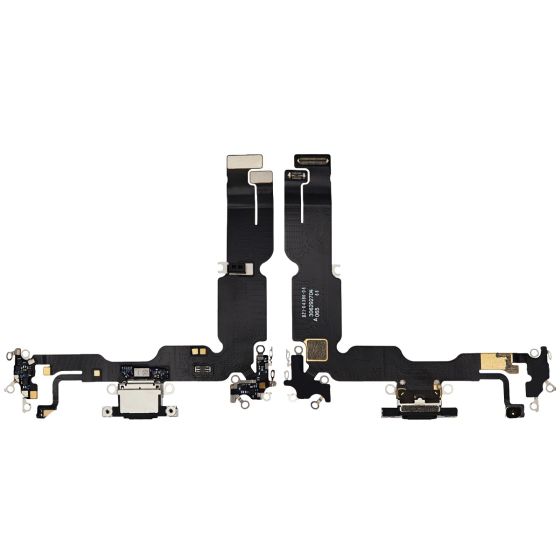 Apple iPhone 15 Plus Replacement Charging Port Flex With Microphone - Black