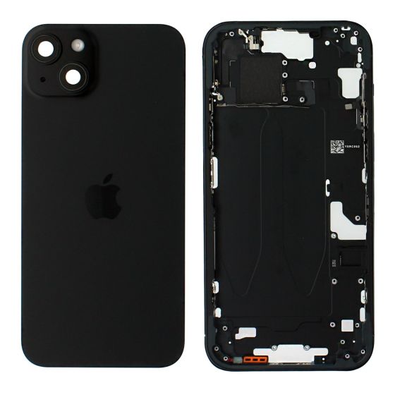 Apple iPhone 15 Plus Rear Glass & Middle Frame Assembly With Small Parts - Black