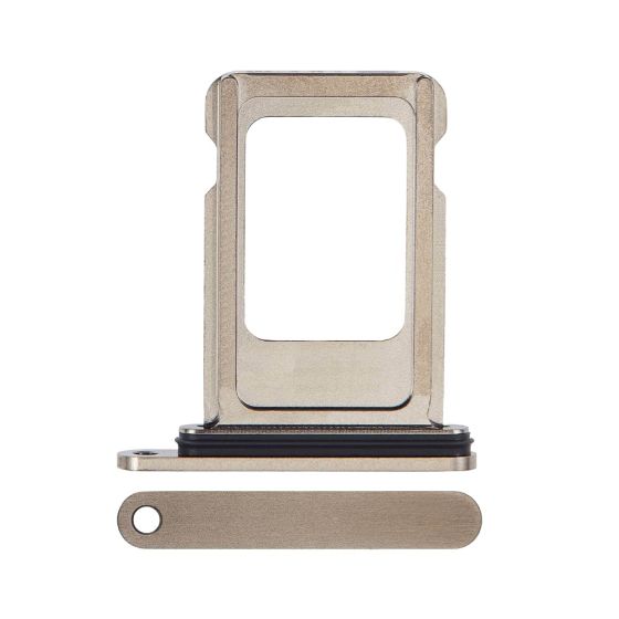 Apple iPhone 15 Pro / iPhone 15 Pro Max Replacement SIM Card Tray OEM Natural Titanium