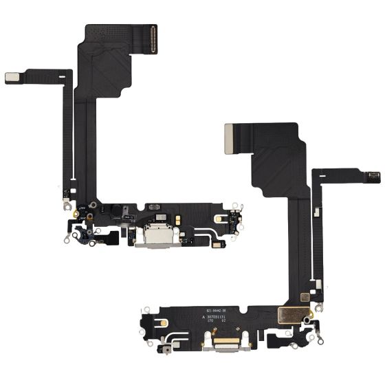 Apple iPhone 15 Pro Max Replacement Charging Port Flex With Microphone - Natural Titanium