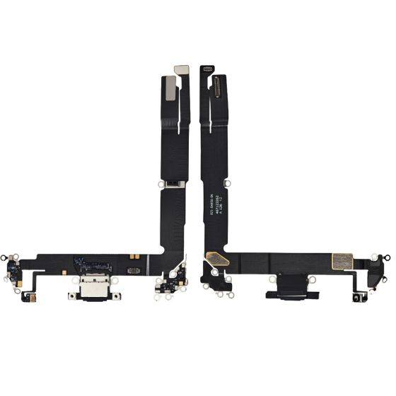 Apple iPhone 16 Plus Charging Port Flex + Microphone - Black