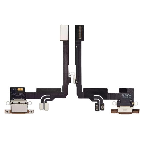 Apple iPhone 16 Pro Charging Port Flex + Microphone - Desert Titanium