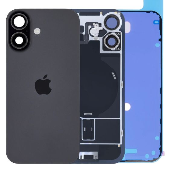 Apple iPhone 17 Rear Back Glass + MagSafe NFC Wireless Charging Flex Black