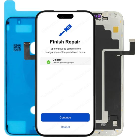 Apple iPhone 17 Pro Max Soft OLED Display & Touch Screen Digitizer + Adhesive