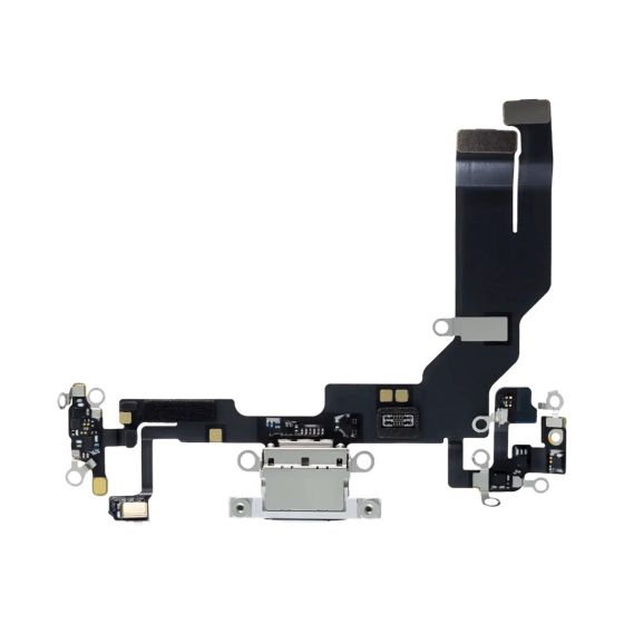 Apple iPhone 17e Replacement Charging Port Flex With Microphone - White