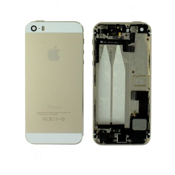 Apple iPhone 5S Rear Housing With Components - Gold