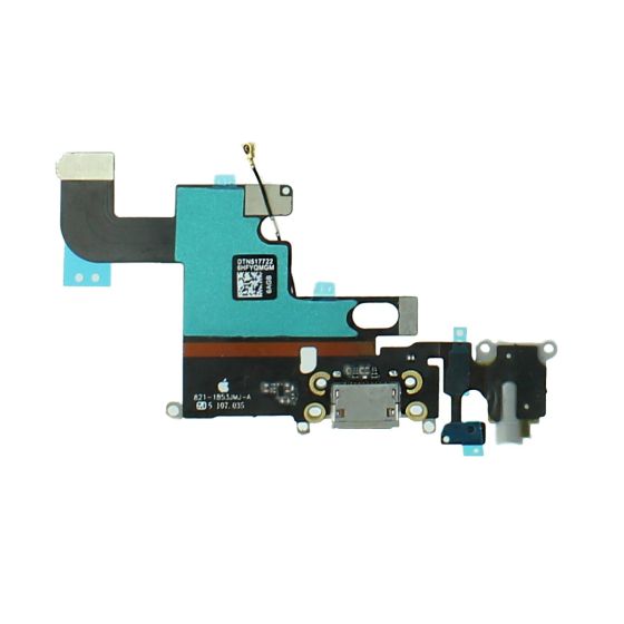 Apple iPhone 6 Charging Port Flex + Microphone Replacement - Black (Space Grey)