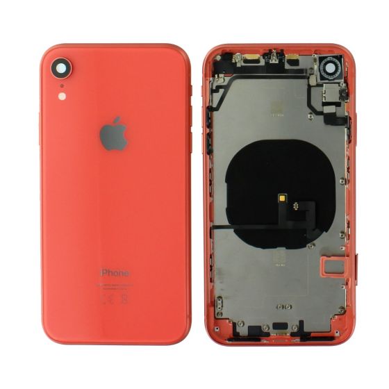 Apple iPhone XR Rear Housing With Components - Coral