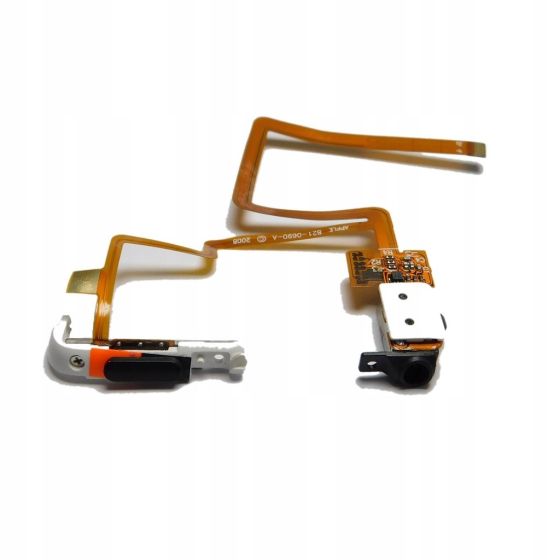 iPod Classic 5th 6th 7th Gen Headphone Audio Jack & Hold Flex Cable Black Slim