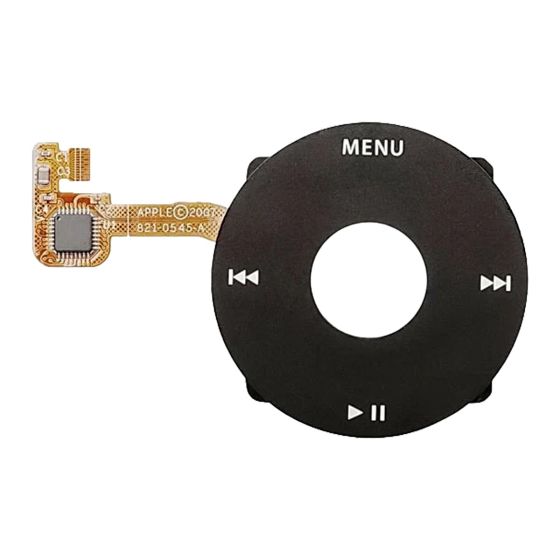 Apple iPod Classic 6th / 7th Generation A1238 Click Wheel Menu Flex Cable Black