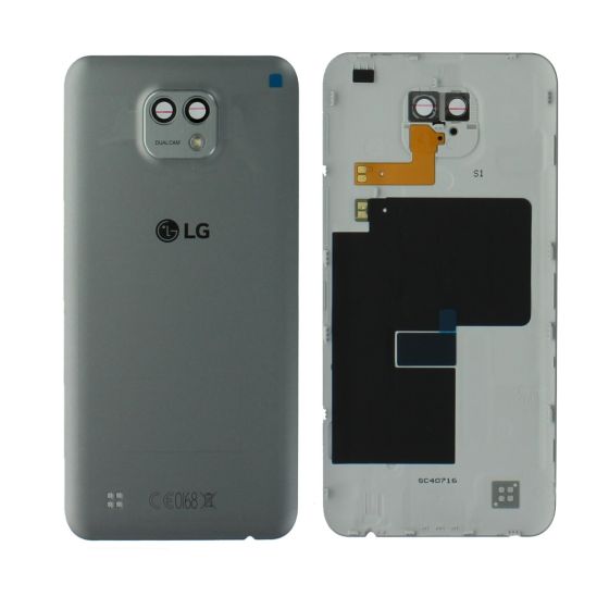 LG X-Cam K580 Battery Cover + NFC Antenna - Titan Silver ACQ88788704