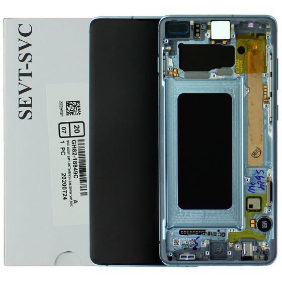 Samsung G975 Galaxy S10 Plus LCD & Touch Screen - Prism Blue GH82-18849C