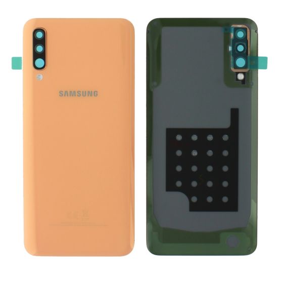 Samsung Galaxy A50 SM-A505 Battery Cover / Back Glass Coral GH82-19229D