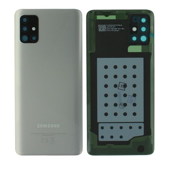 Samsung Galaxy A51 SM-A515 Battery Cover / Back Glass Silver GH82-21653F