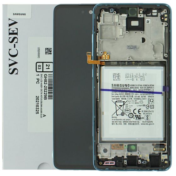 Samsung A525 A52 4G / A526 A52 5G LCD & Touch Screen - Blue GH82-25229B